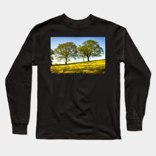 Beautiful Buttercup Meadow Long Sleeve T-Shirt